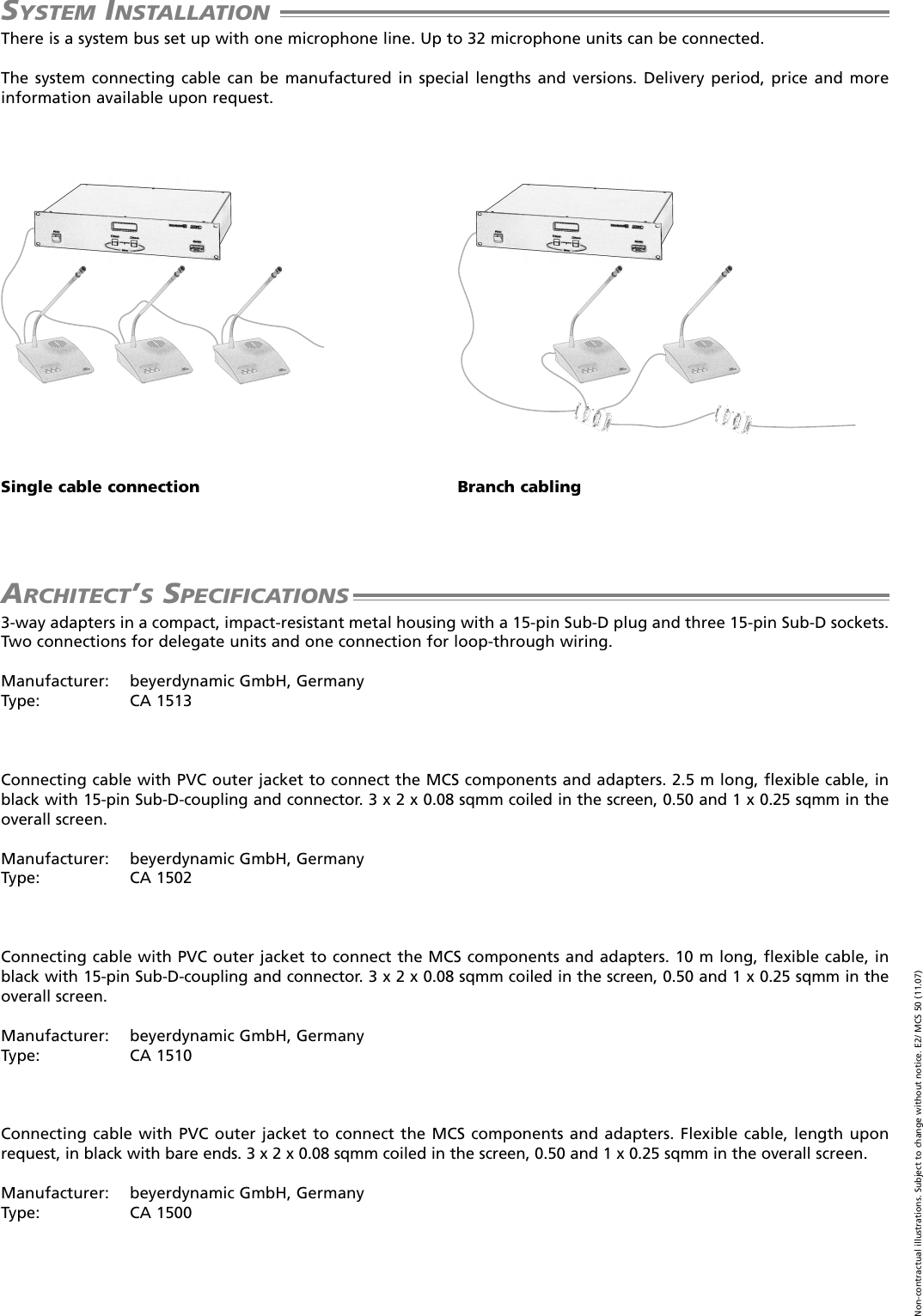 Page 3 of 7 - Beyerdynamic Beyerdynamic-Discussion-Control-Unit-Mcs-50-Users-Manual- MCS50_DB_E  Beyerdynamic-discussion-control-unit-mcs-50-users-manual