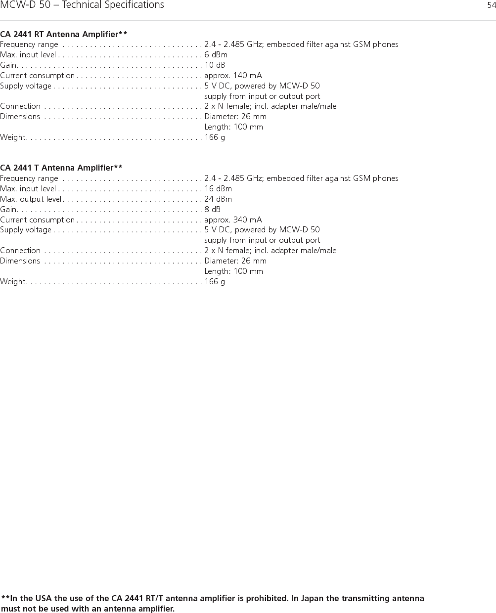 MCW-D 50 – Notes 55english