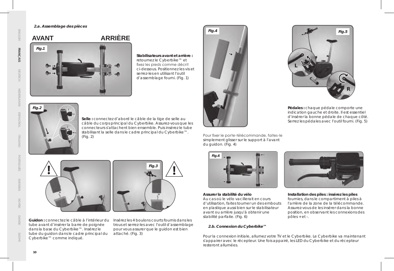 Page 14 of Bigben Interactive 5008B Handle bar unit for cyberbike User Manual SMG CYBERBIKE EUR indd