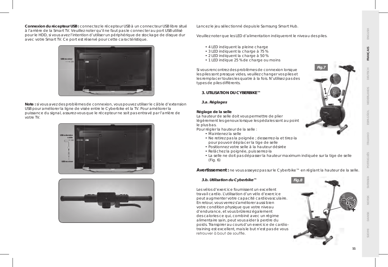 Page 15 of Bigben Interactive 5008B Handle bar unit for cyberbike User Manual SMG CYBERBIKE EUR indd