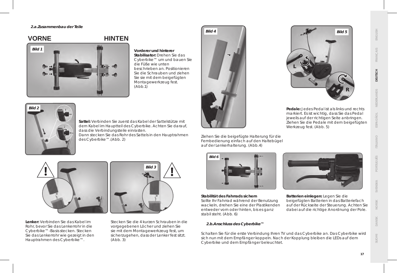 Page 21 of Bigben Interactive 5008B Handle bar unit for cyberbike User Manual SMG CYBERBIKE EUR indd