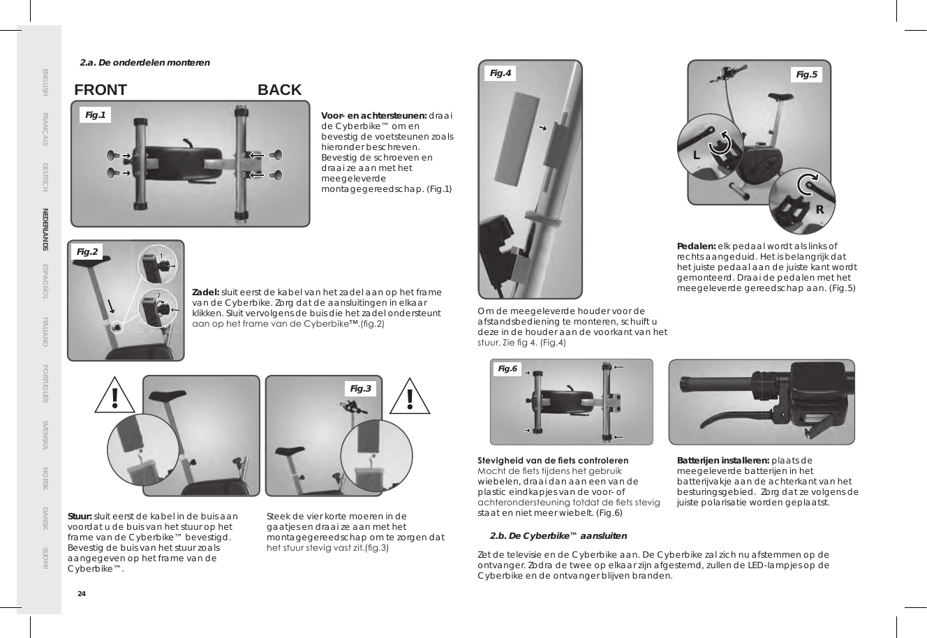 Page 28 of Bigben Interactive 5008B Handle bar unit for cyberbike User Manual SMG CYBERBIKE EUR indd