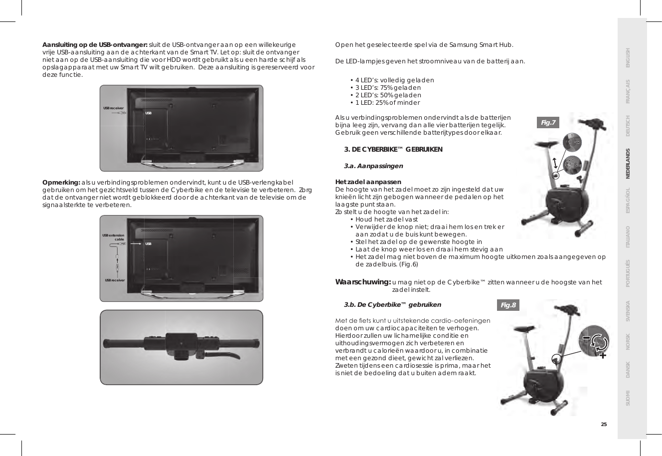 Page 29 of Bigben Interactive 5008B Handle bar unit for cyberbike User Manual SMG CYBERBIKE EUR indd