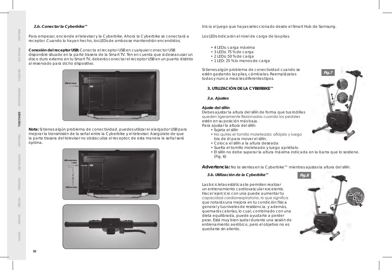 Page 36 of Bigben Interactive 5008B Handle bar unit for cyberbike User Manual SMG CYBERBIKE EUR indd
