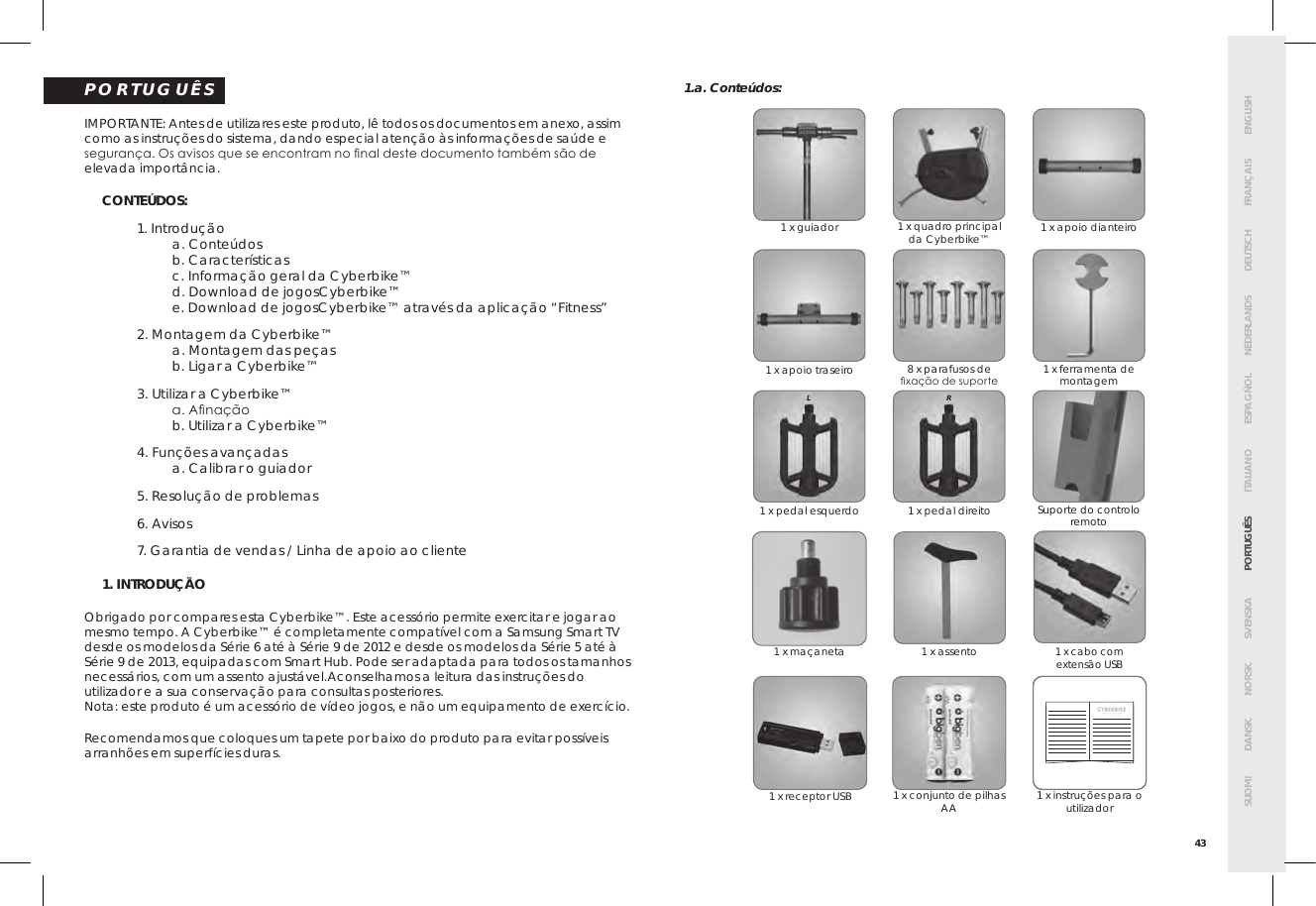 Page 47 of Bigben Interactive 5008B Handle bar unit for cyberbike User Manual SMG CYBERBIKE EUR indd