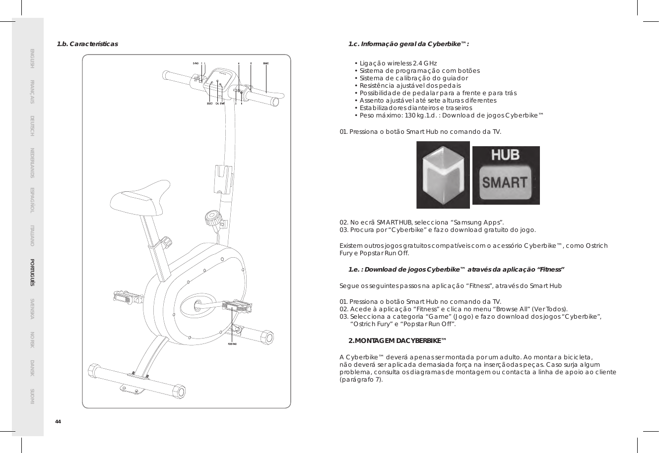 Page 48 of Bigben Interactive 5008B Handle bar unit for cyberbike User Manual SMG CYBERBIKE EUR indd