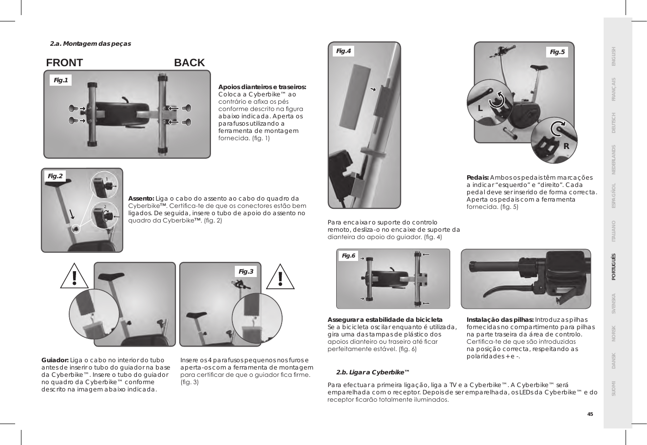Page 49 of Bigben Interactive 5008B Handle bar unit for cyberbike User Manual SMG CYBERBIKE EUR indd