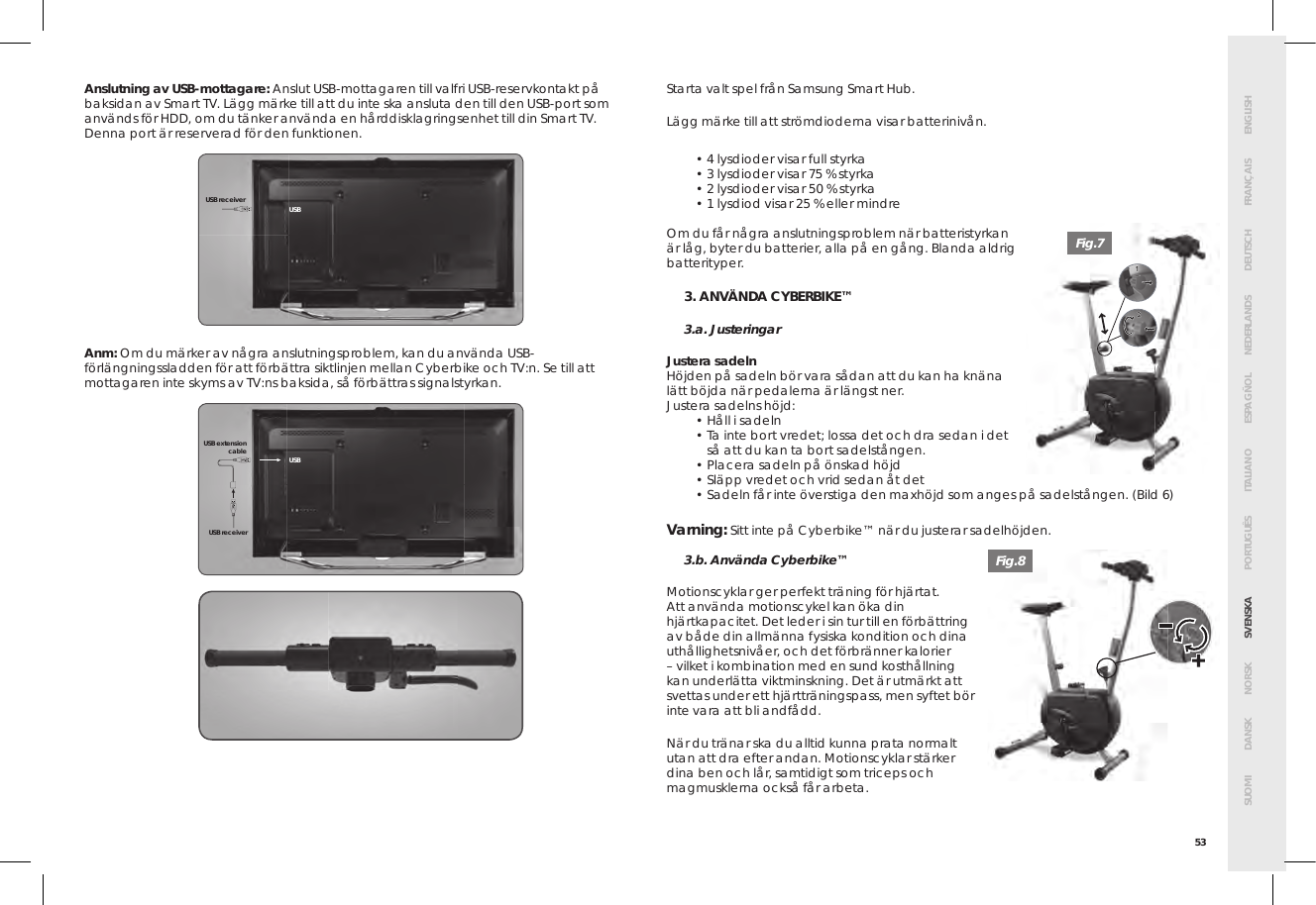 Page 57 of Bigben Interactive 5008B Handle bar unit for cyberbike User Manual SMG CYBERBIKE EUR indd