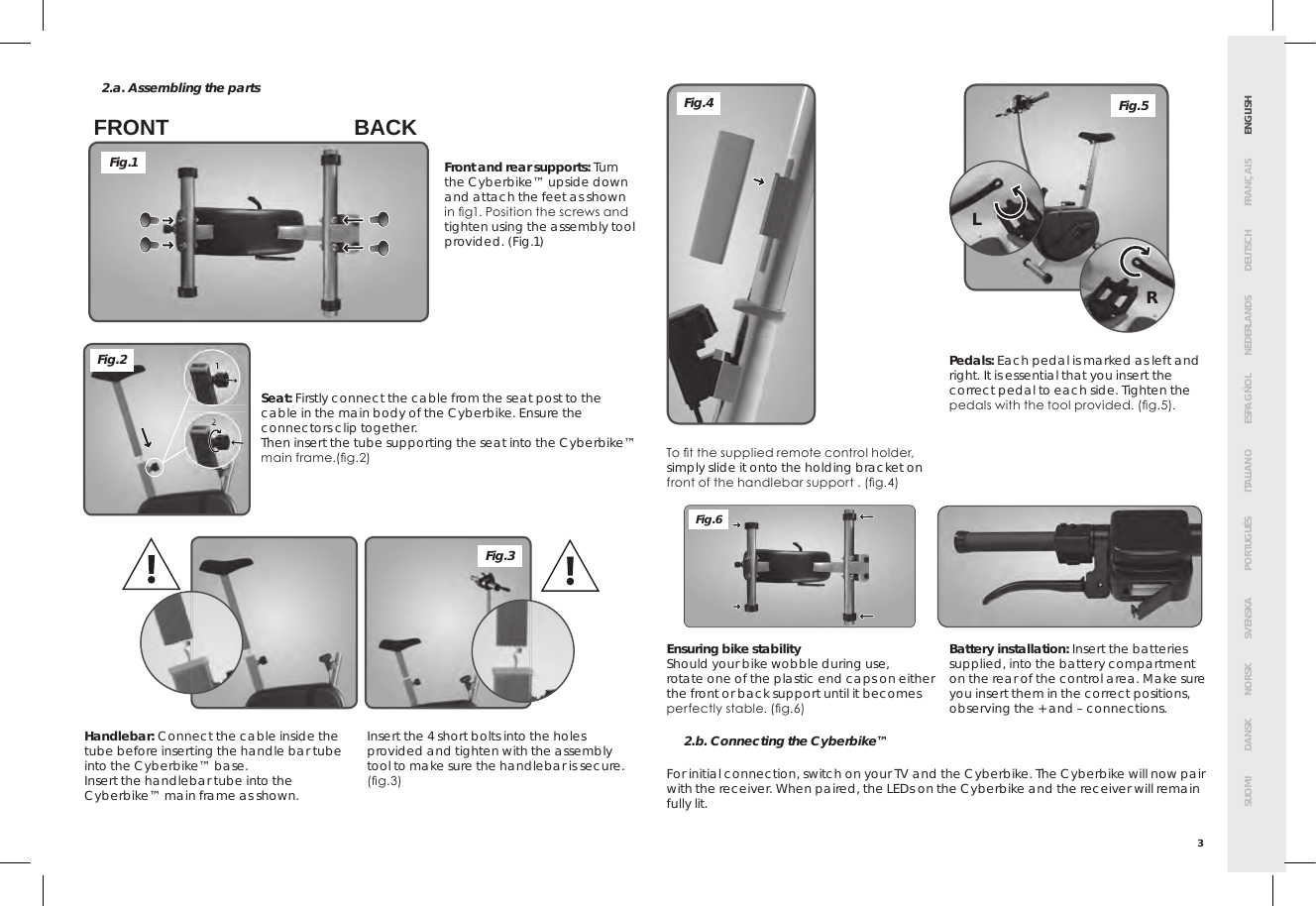 Page 7 of Bigben Interactive 5008B Handle bar unit for cyberbike User Manual SMG CYBERBIKE EUR indd