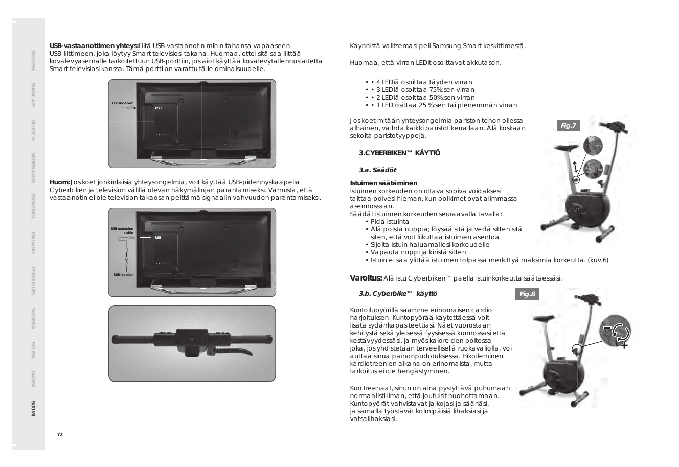 Page 76 of Bigben Interactive 5008B Handle bar unit for cyberbike User Manual SMG CYBERBIKE EUR indd