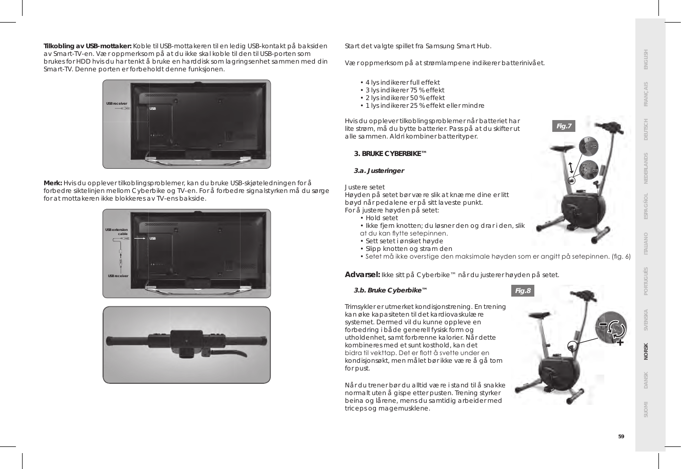 Page 63 of Bigben Interactive 5008D USB Dongle unit for cyberbike User Manual SMG CYBERBIKE EUR indd