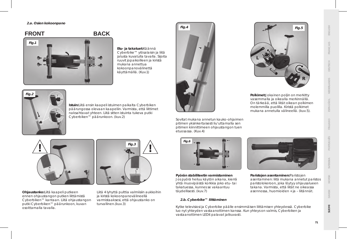 Page 75 of Bigben Interactive 5008D USB Dongle unit for cyberbike User Manual SMG CYBERBIKE EUR indd