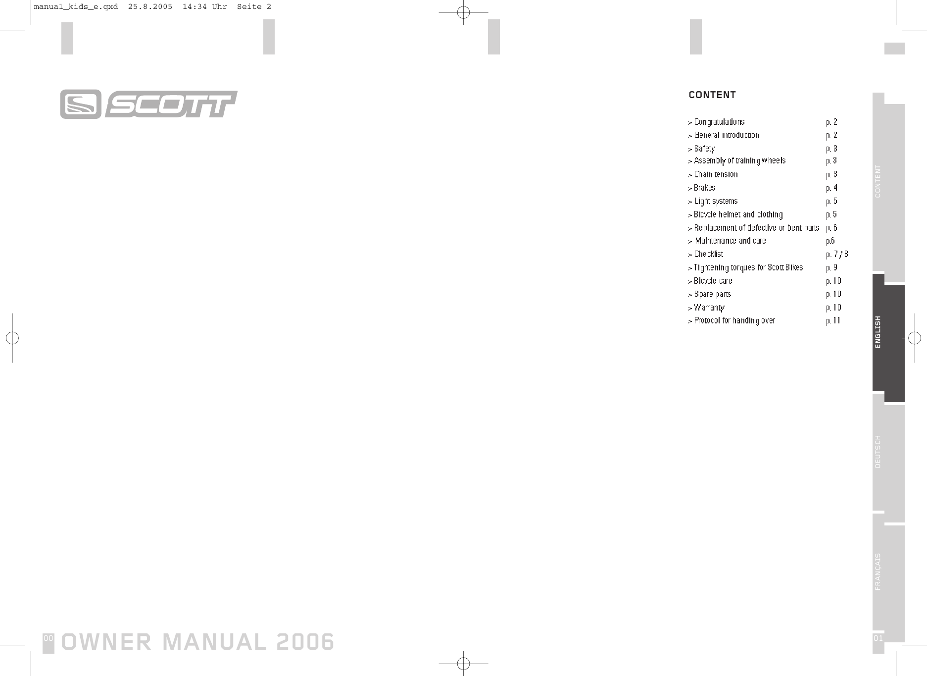 Page 1 of 7 - Manual_kids_e  Manual Kids E