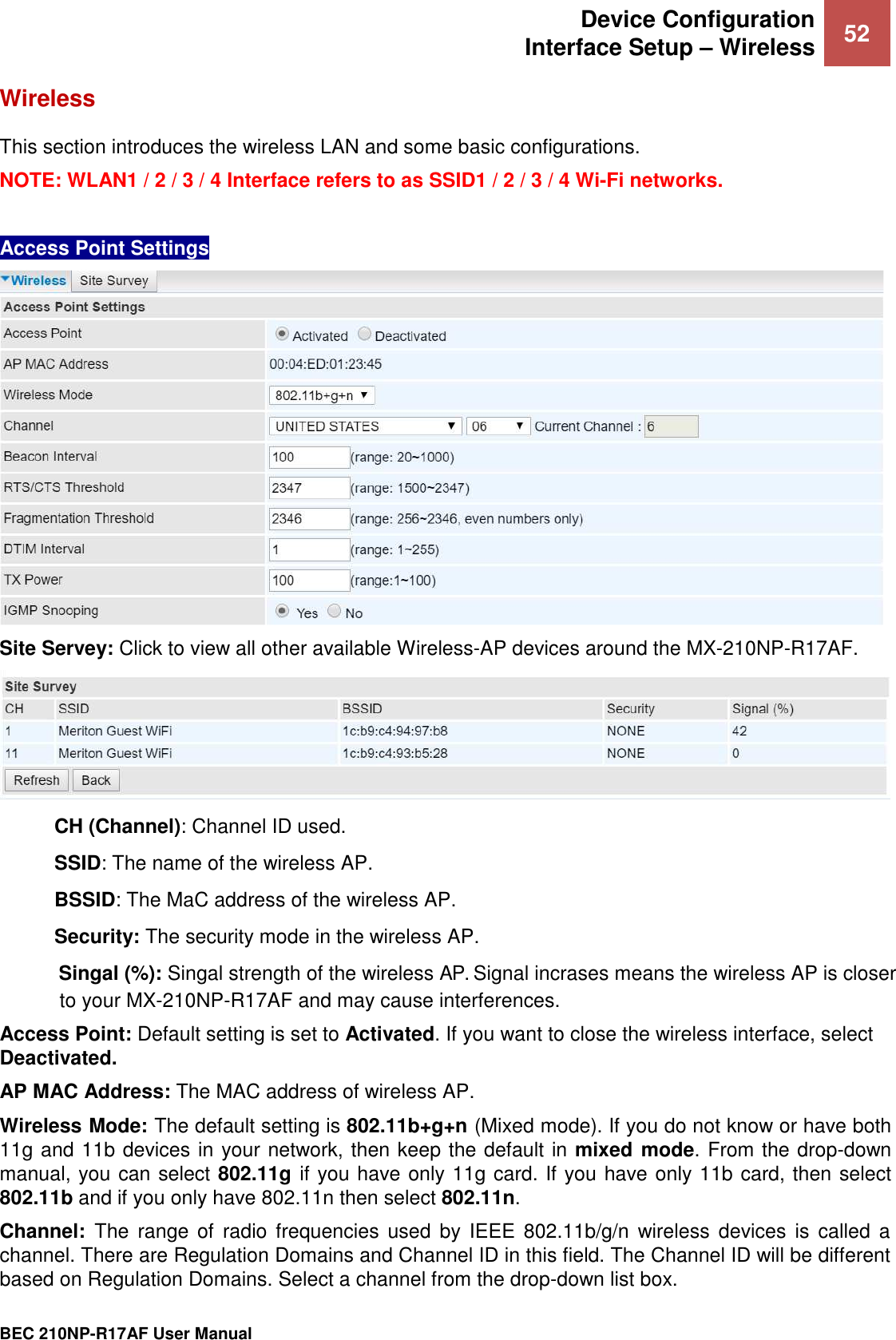 Page 57 of Billion Electric BIL-210NPR17AF 4G/LTE Broadband Router with PoE User Manual BEC MX 210NP UM v1 01 2019