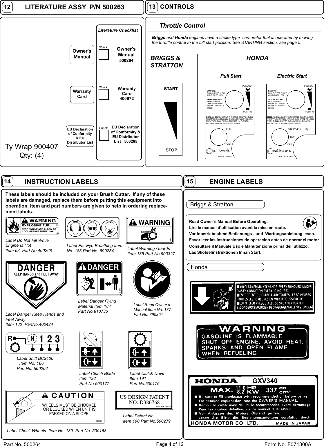 Page 4 of 12 - Billy-Goat Billy-Goat-Bc2401-Users-Manual-  Billy-goat-bc2401-users-manual