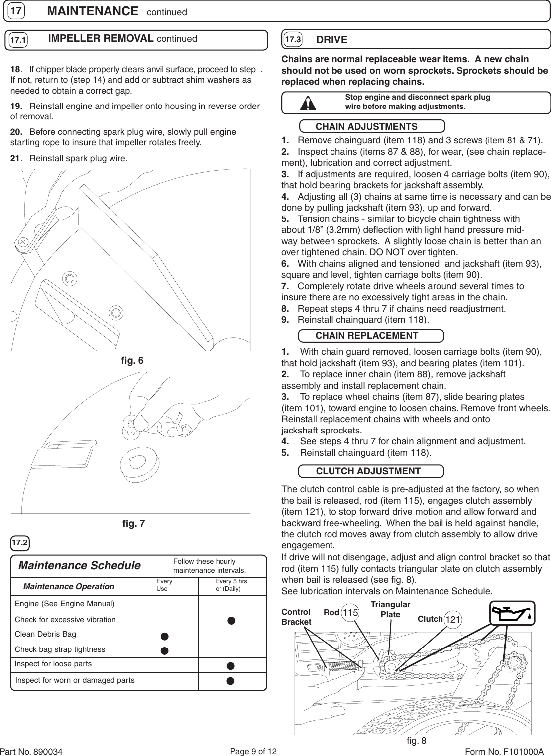 Page 9 of 12 - Billy-Goat Billy-Goat-Kd-Termite-Tkd-Termite-Kd511Sp-Tkd511Sp-Users-Manual- 890034 Ecr 3336.p65  Billy-goat-kd-termite-tkd-termite-kd511sp-tkd511sp-users-manual