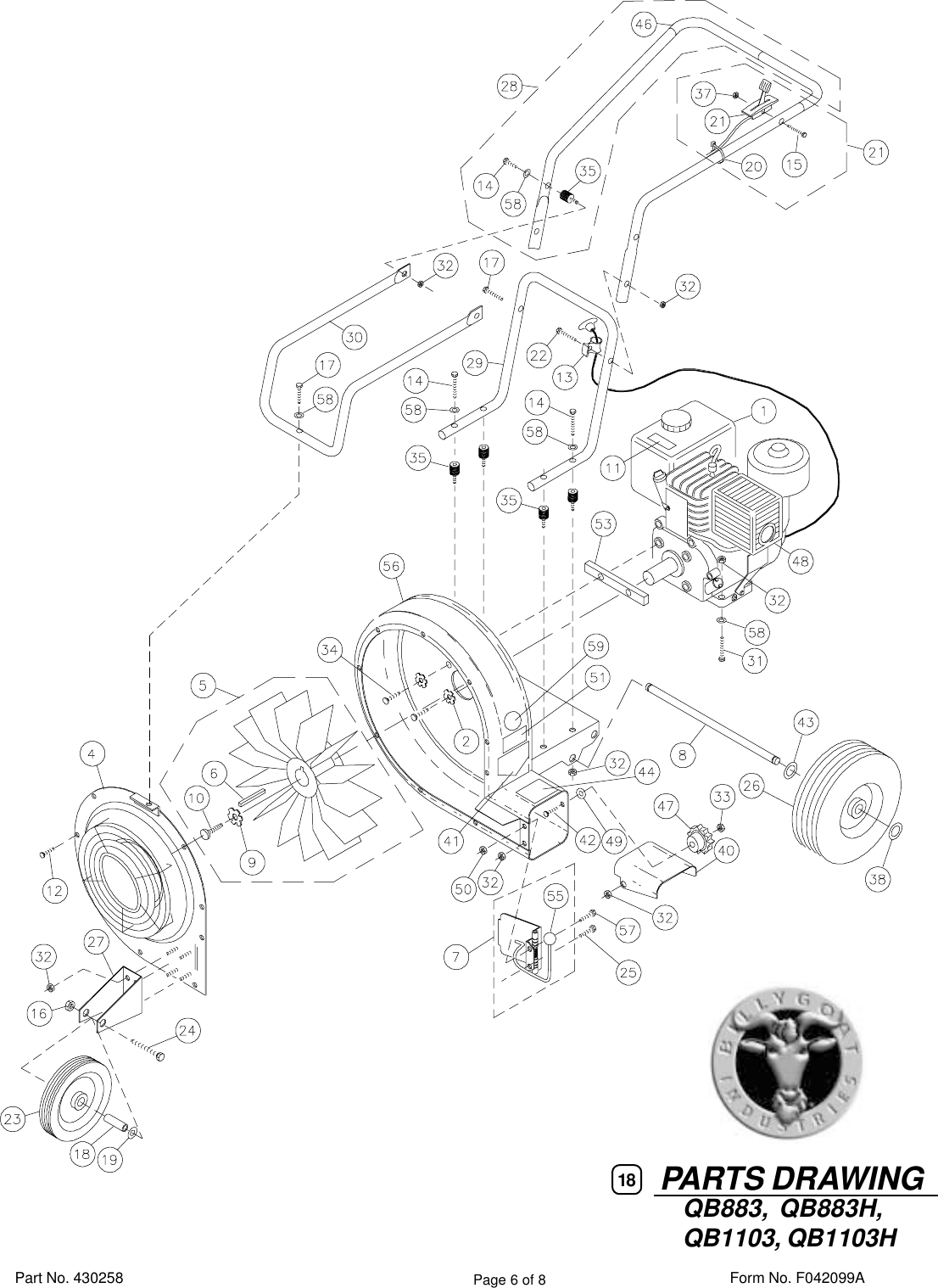 Page 6 of 8 - Billy-Goat Billy-Goat-Qb883-Qb883H-Qb1103-Qb1103H-Users-Manual-  Billy-goat-qb883-qb883h-qb1103-qb1103h-users-manual