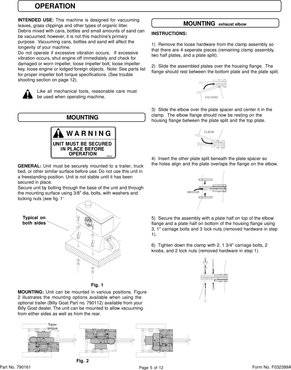 Page 5 of 12 - Billy-Goat Billy-Goat-Ql2000Ve-Users-Manual- 790161 ECR3279  Billy-goat-ql2000ve-users-manual