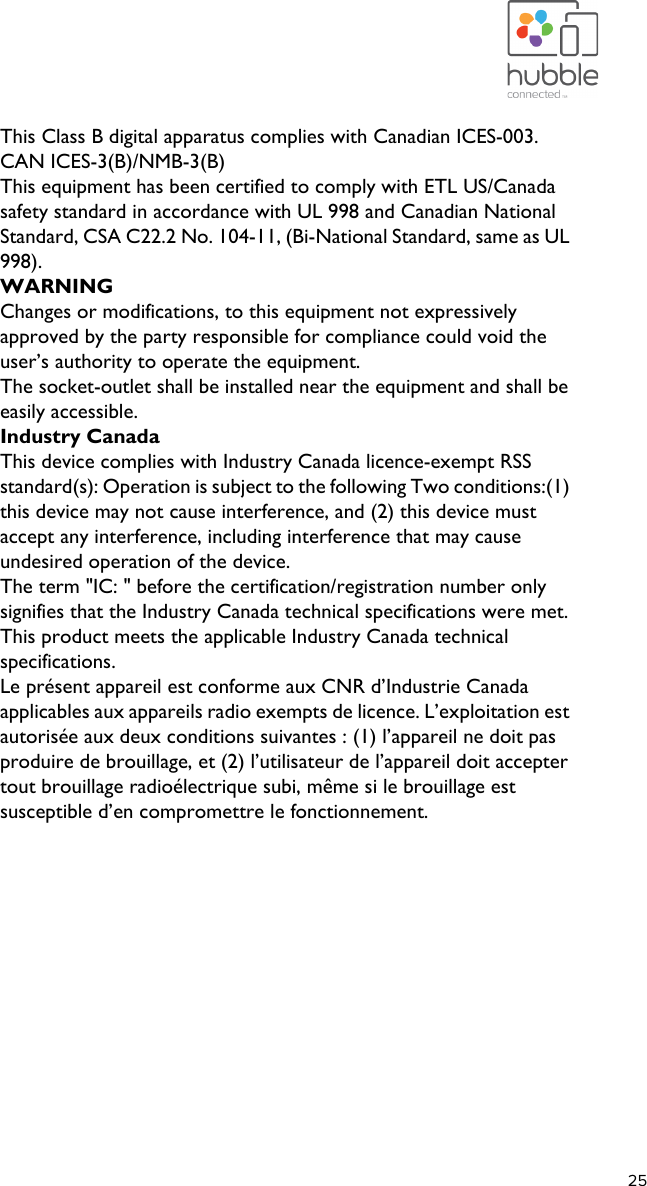 Page 26 of Binatone Electronics HUGO Hugo User Manual Hugo UG US EN