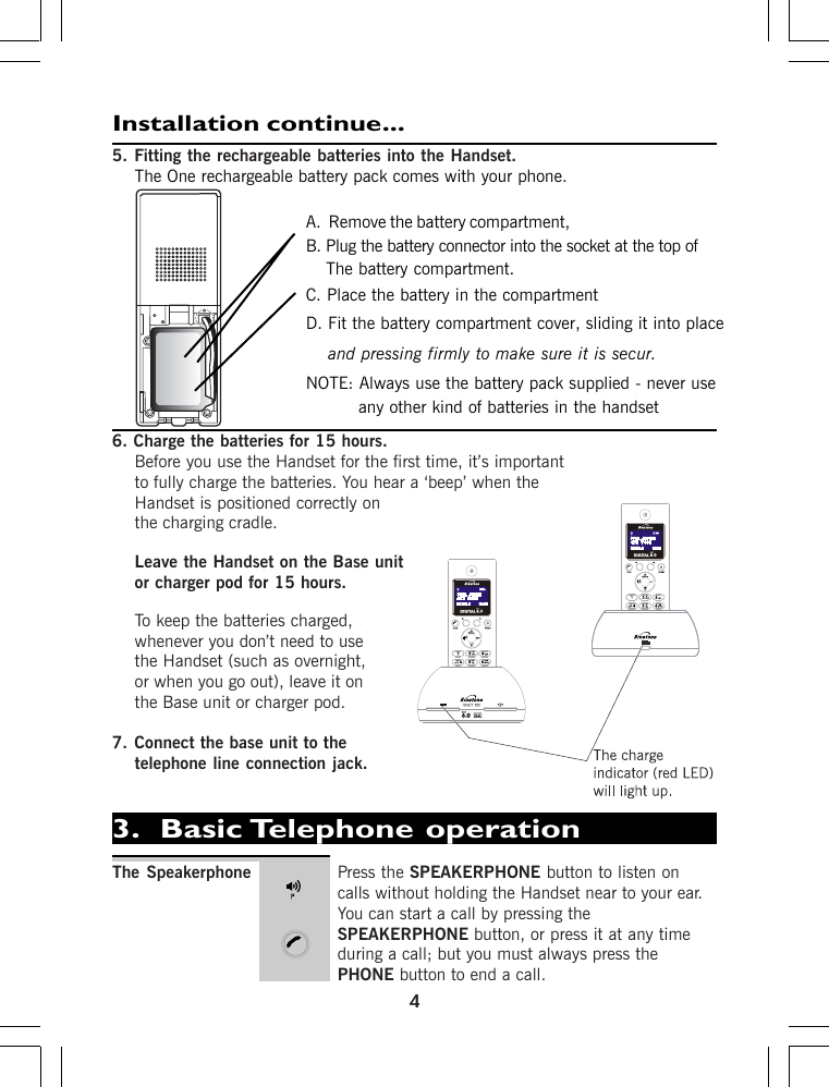 Page 13 of Binatone Electronics IDECTX2I 1.9GHZ CORDLESS PHONE User Manual ht420 d p65