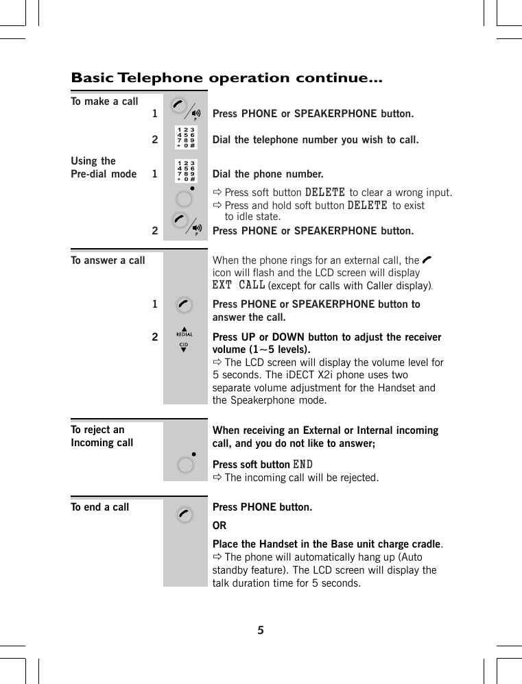 Page 14 of Binatone Electronics IDECTX2I 1.9GHZ CORDLESS PHONE User Manual ht420 d p65