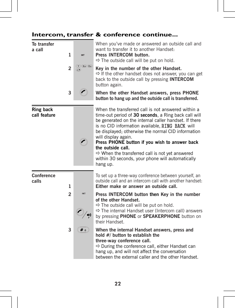 Page 31 of Binatone Electronics IDECTX2I 1.9GHZ CORDLESS PHONE User Manual ht420 d p65