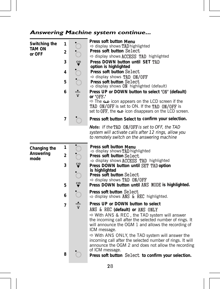 Page 37 of Binatone Electronics IDECTX2I 1.9GHZ CORDLESS PHONE User Manual ht420 d p65