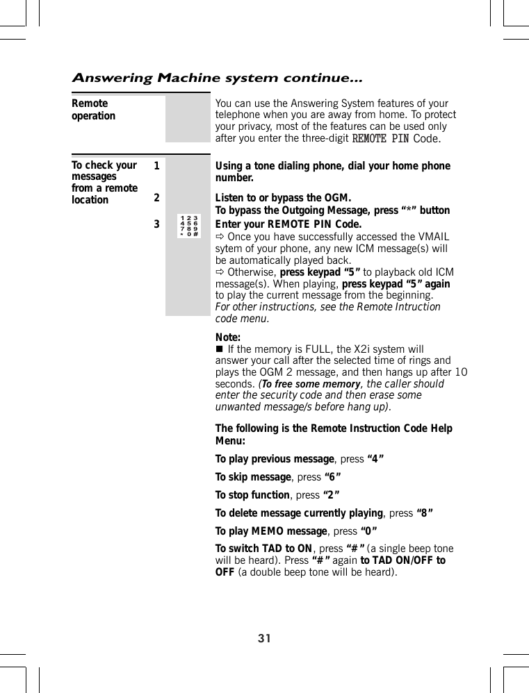 Page 40 of Binatone Electronics IDECTX2I 1.9GHZ CORDLESS PHONE User Manual ht420 d p65