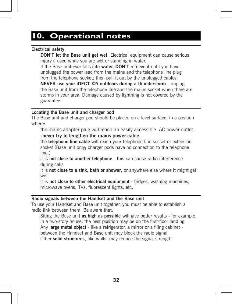 Page 41 of Binatone Electronics IDECTX2I 1.9GHZ CORDLESS PHONE User Manual ht420 d p65