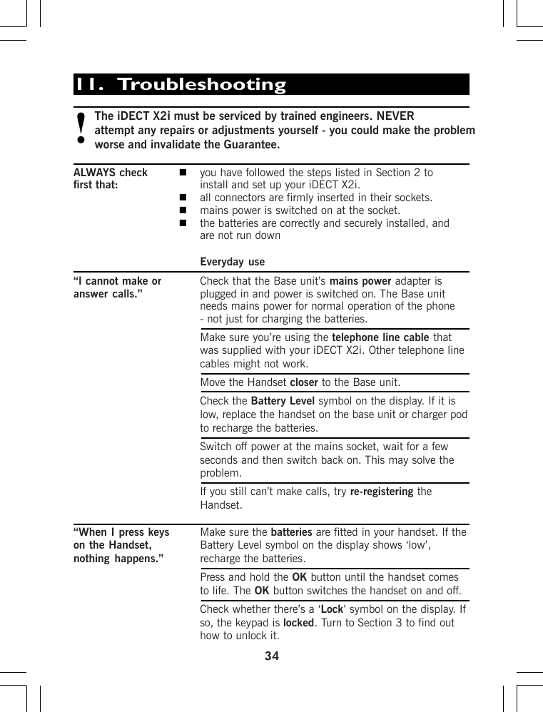 Page 43 of Binatone Electronics IDECTX2I 1.9GHZ CORDLESS PHONE User Manual ht420 d p65