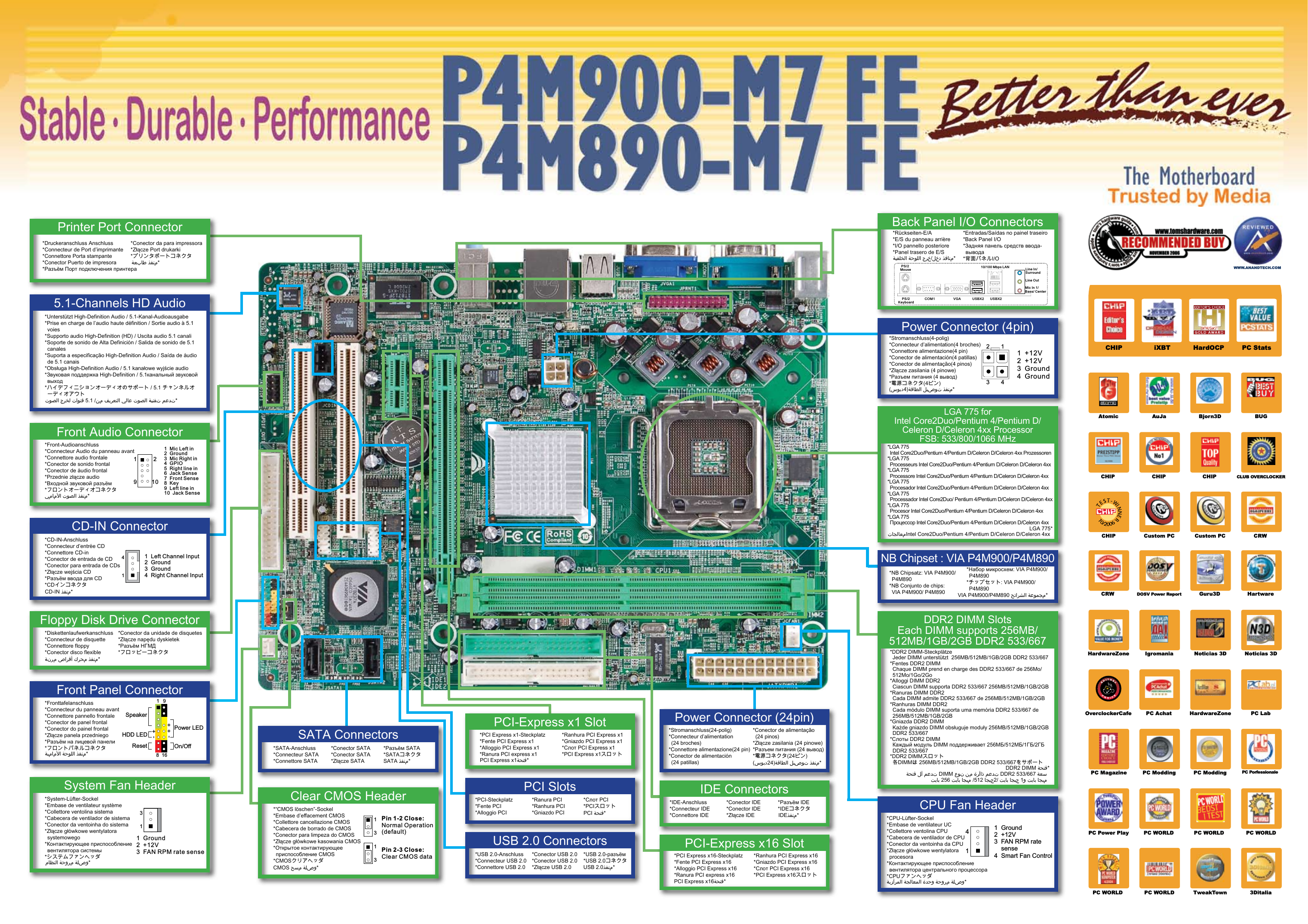 Page 1 of 2 - Biostar Biostar-P4M890-M7-Fe-Quick-Start-Guide