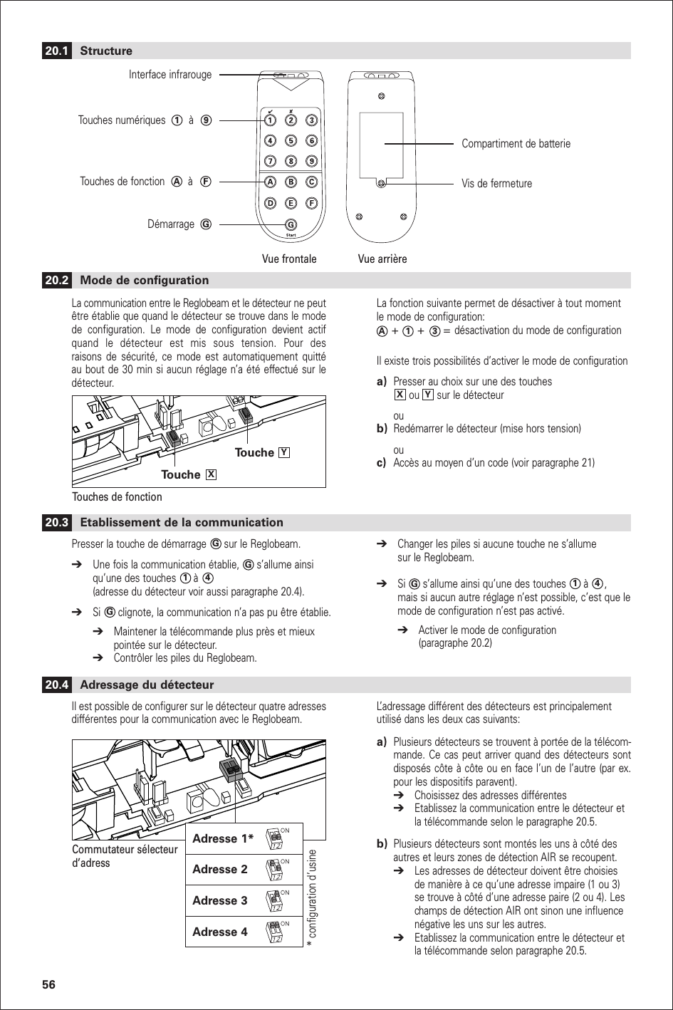 Bircher Reglomat RADAIR00 Microwave Motion Detector User Manual