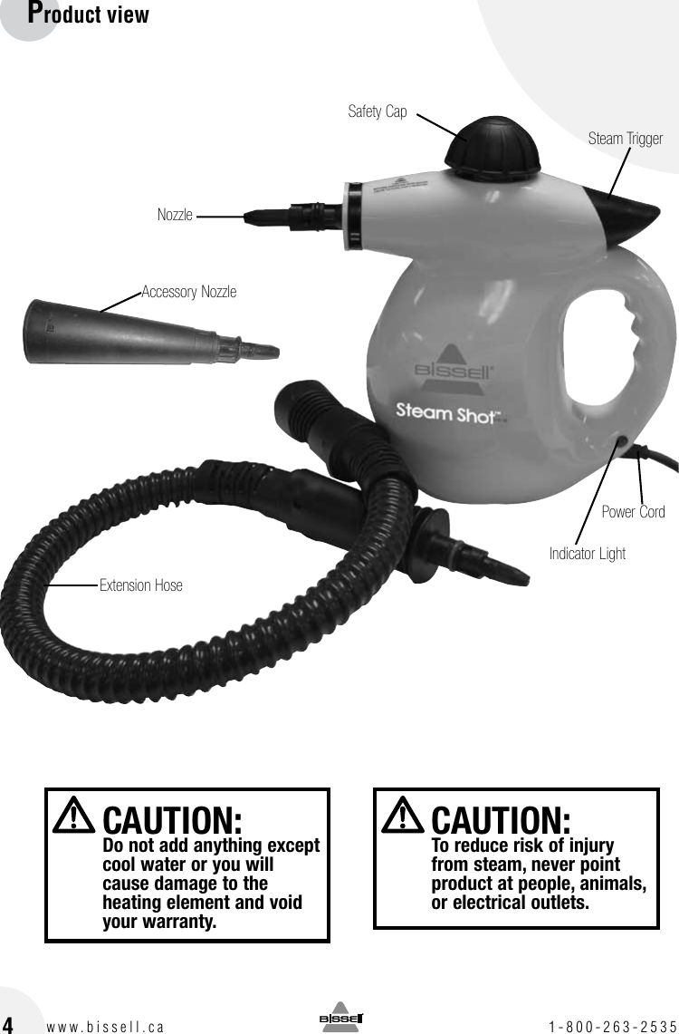 Page 4 of 12 - Bissell 39N7 User Manual  To The 5c8d51f4-1804-49e0-ab63-8609cb7d80e1