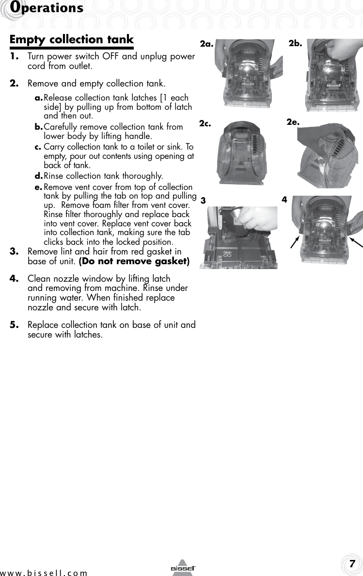 Page 7 of 12 - Bissell Bissell-19K8-Users-Manual-  Bissell-19k8-users-manual