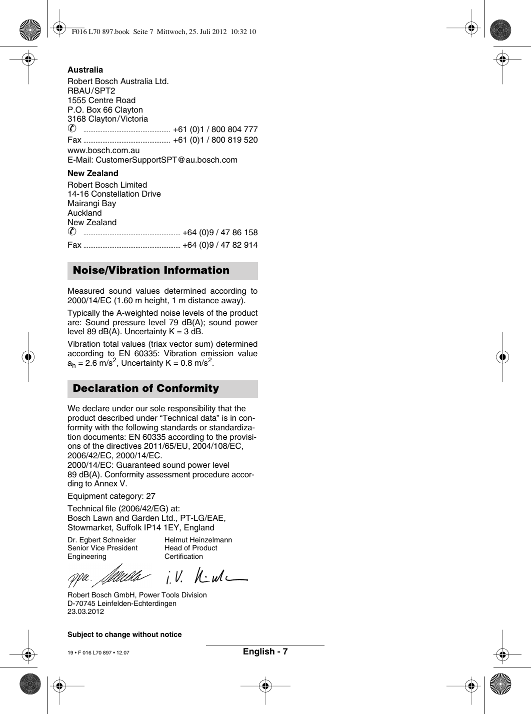 Bissell Aquatak 110 Plus Owners Manual F016 L70 897