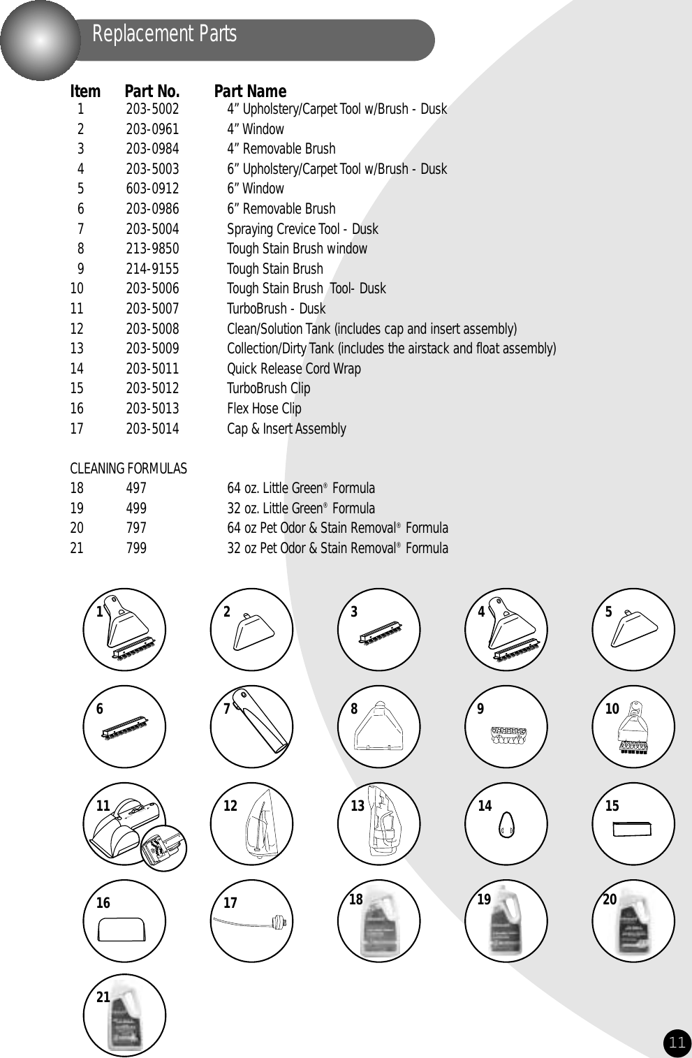 Page 11 of 12 - Bissell Bissell-Little-Green-1400-Series-Users-Manual- ManualsLib - Makes It Easy To Find Manuals Online!  Bissell-little-green-1400-series-users-manual