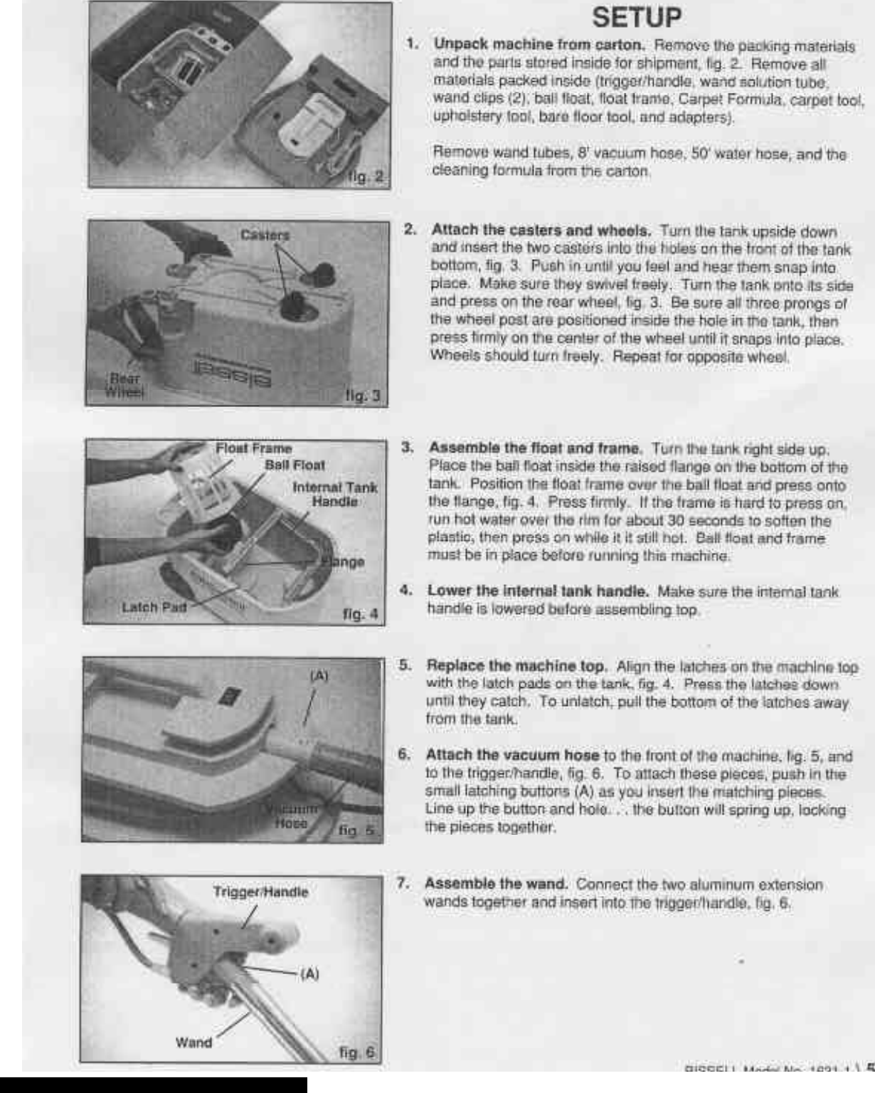 Page 5 of 10 - Bissell Bissell-Power-Steamer-Deluxe-1631-1-Owners-Manual-820202 ManualsLib - Makes It Easy To Find Manuals Online! User Manual