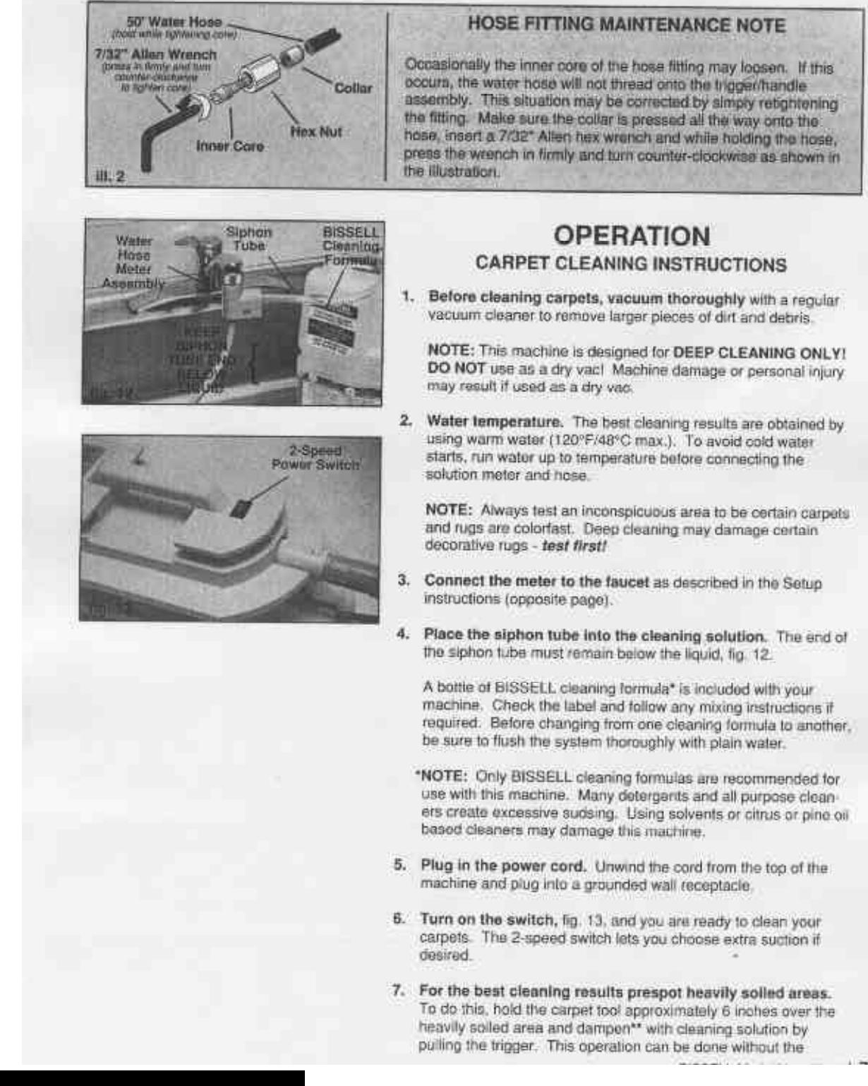 Page 7 of 10 - Bissell Bissell-Power-Steamer-Deluxe-1631-1-Owners-Manual-820202 ManualsLib - Makes It Easy To Find Manuals Online! User Manual