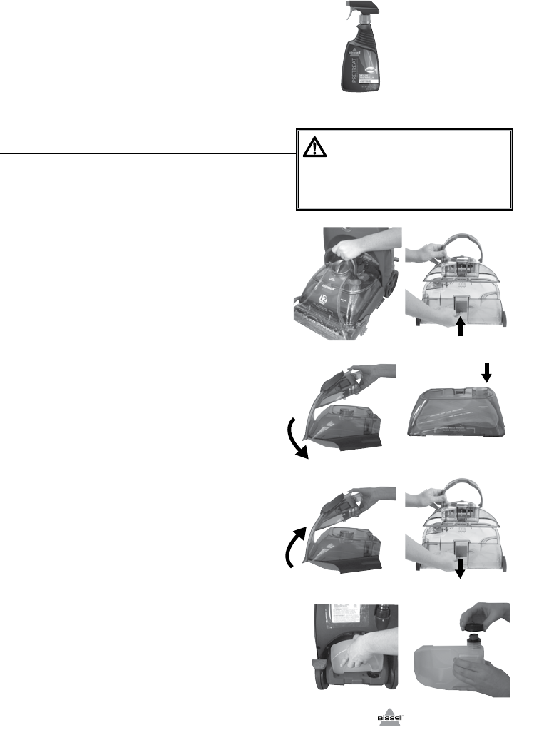 Bissell Proheat 2X Healthy Home Pet Deep Cleaning System 9200Z Owners