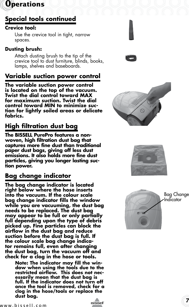 Page 7 of 12 - Bissell Bissell-Purepro-32N3-Users-Manual-  Bissell-purepro-32n3-users-manual