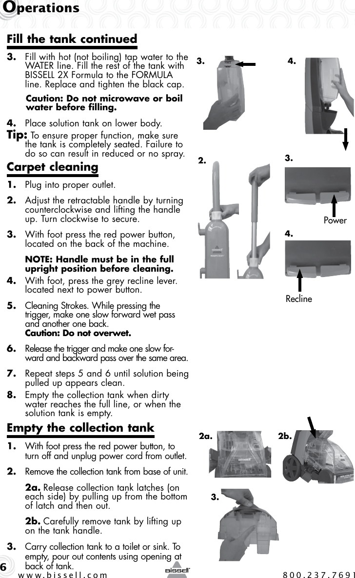 Page 6 of 12 - Bissell Bissell-Ready-Clean-47B2-Users-Manual-  Bissell-ready-clean-47b2-users-manual
