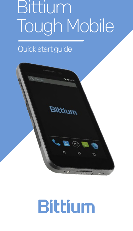 Bittium  Tough MobileQuick start guide