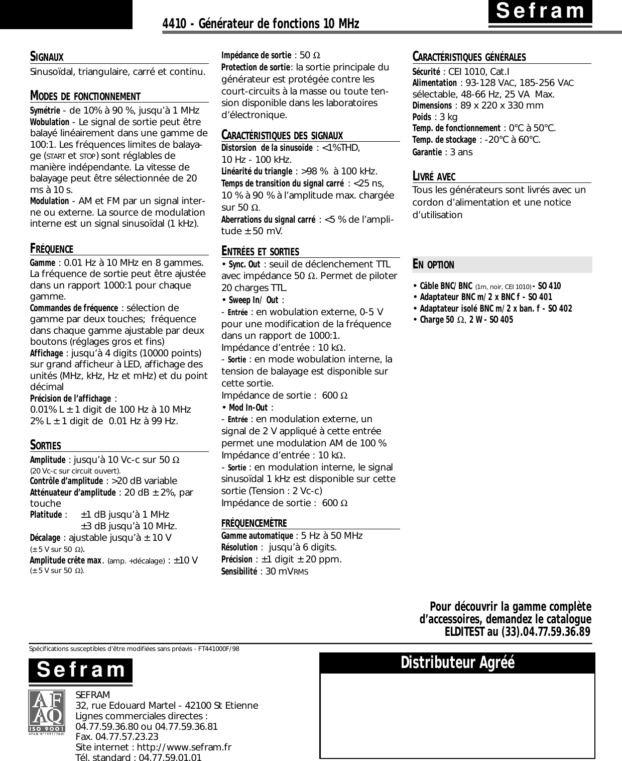 Page 2 of 2 - 4410 Datasheet