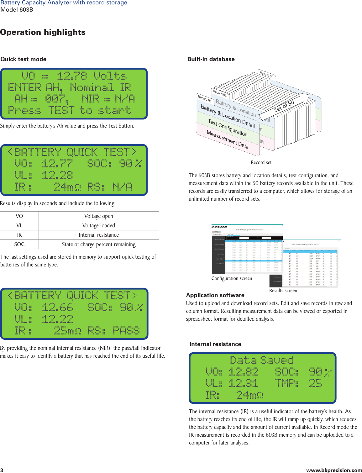 Page 3 of 5 - 603B Datasheet