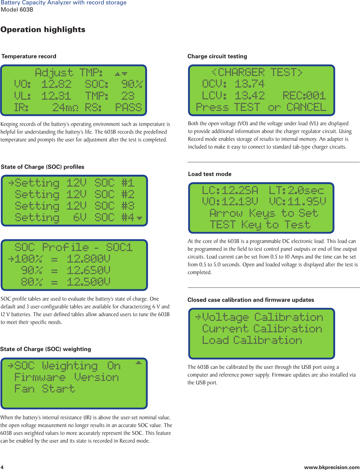 Page 4 of 5 - 603B Datasheet