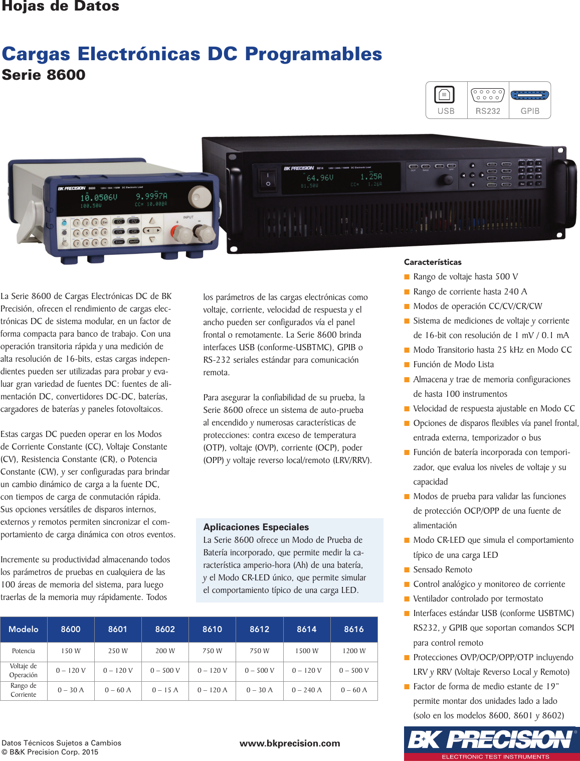 Page 1 of 7 - 4076_4079 Data Sheet  8600 Hoja De Datos