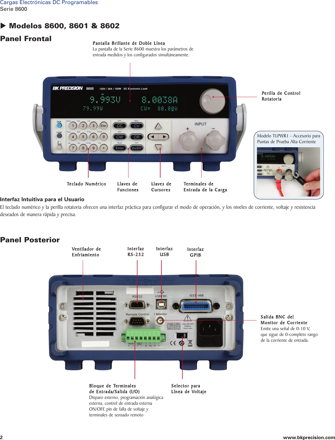 Page 2 of 7 - 4076_4079 Data Sheet  8600 Hoja De Datos