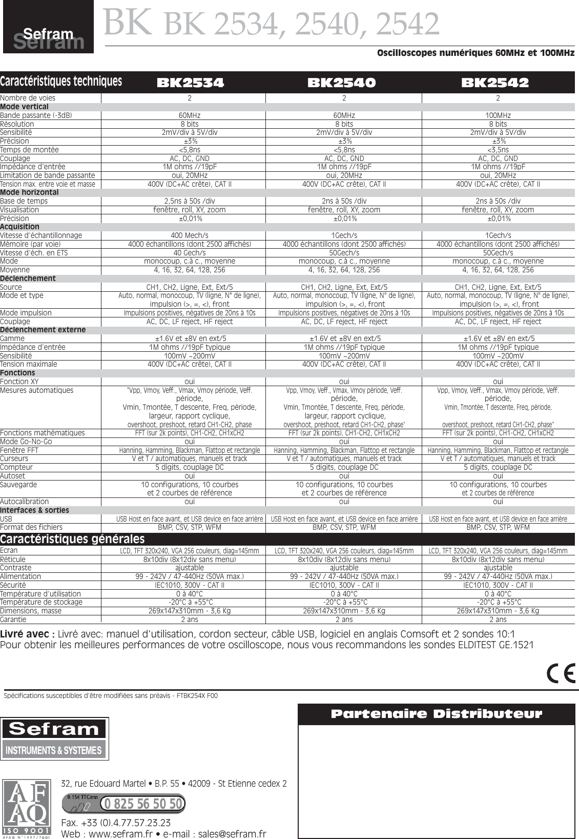 Page 2 of 2 - BK 2542  BK2534 Datasheet