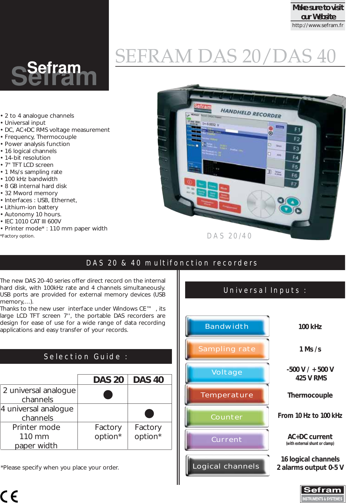 Page 1 of 6 - DAS20 Datasheet