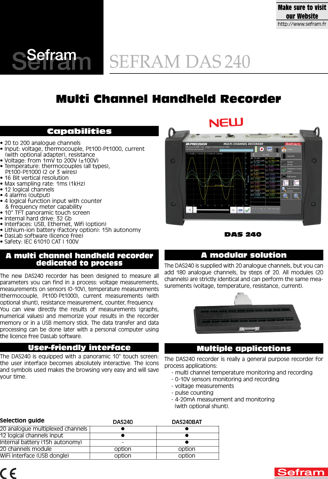Page 1 of 4 - FT DAS240  Datasheet